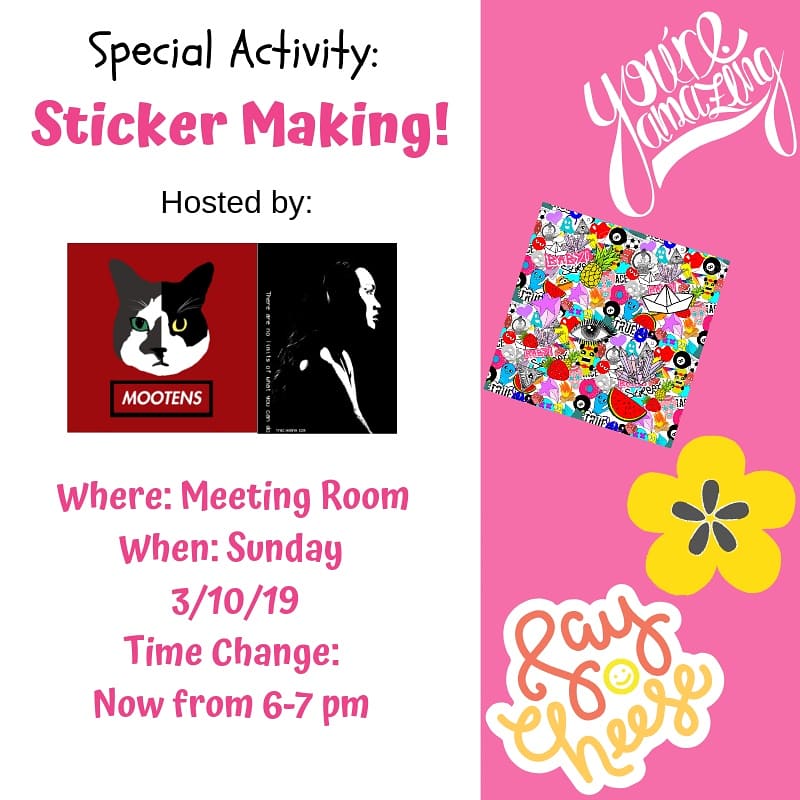 Read more about the article Sticker Making for Community Shelter